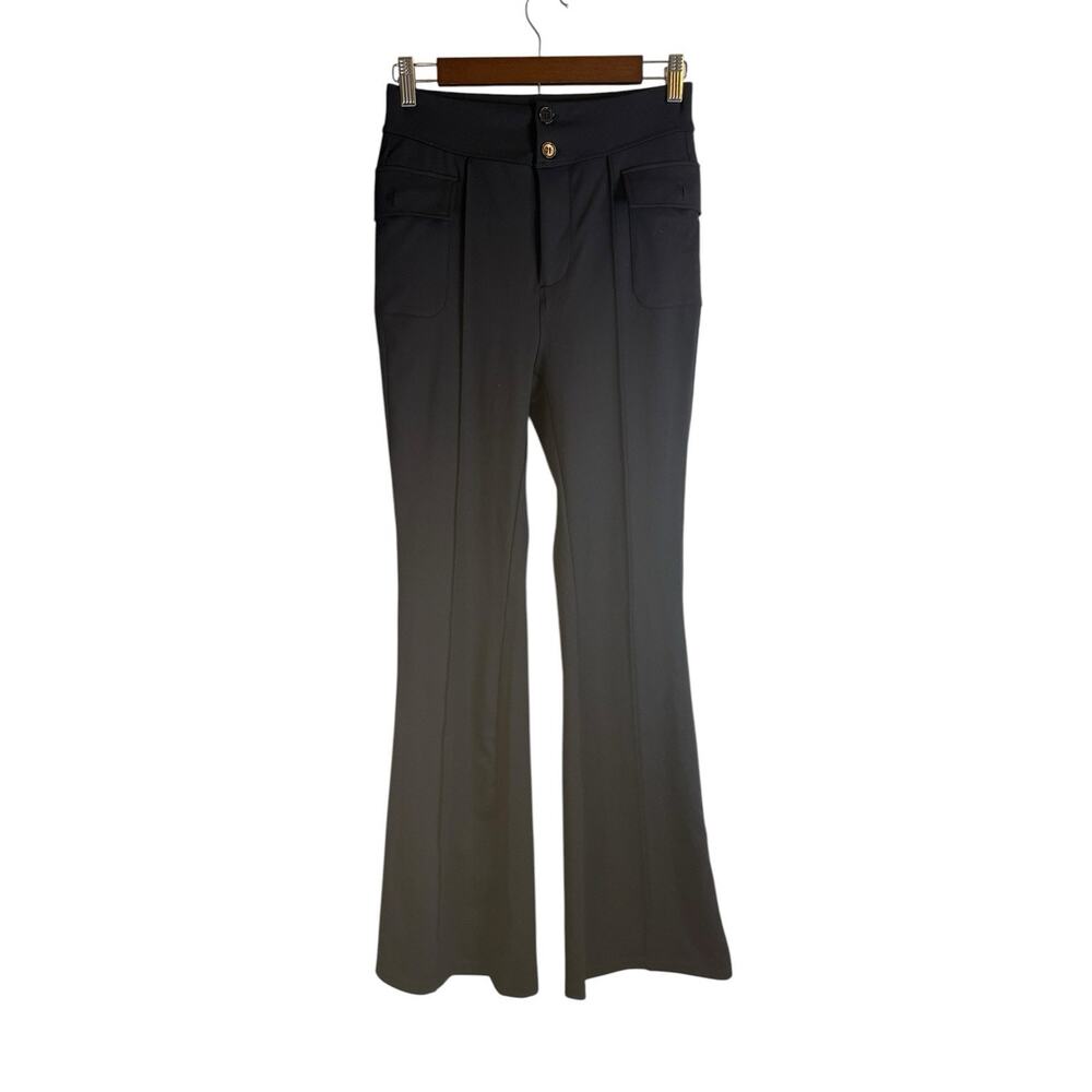 Halara Bootcut Pants Women Medium Black High Waist Stretch Flare NWT
